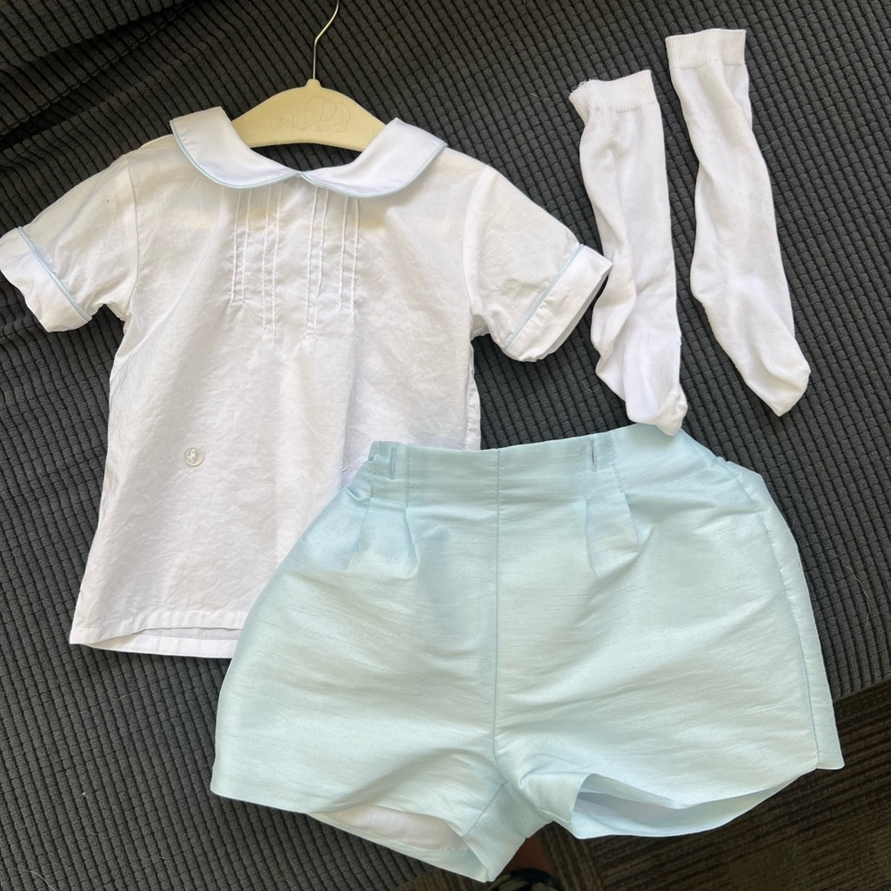 Little English wedding outfit 18m